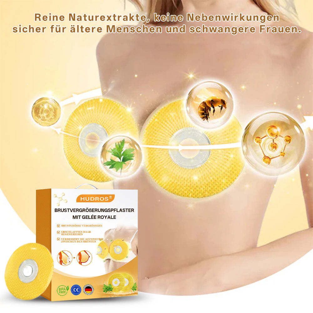 💎【Oficiální vlajkový obchod】𝐇𝐔𝐃𝐑𝐎𝐒® Náplasti s mateří kašičkou pro zvětšení prsou. Bezpečné pro použití během kojení.