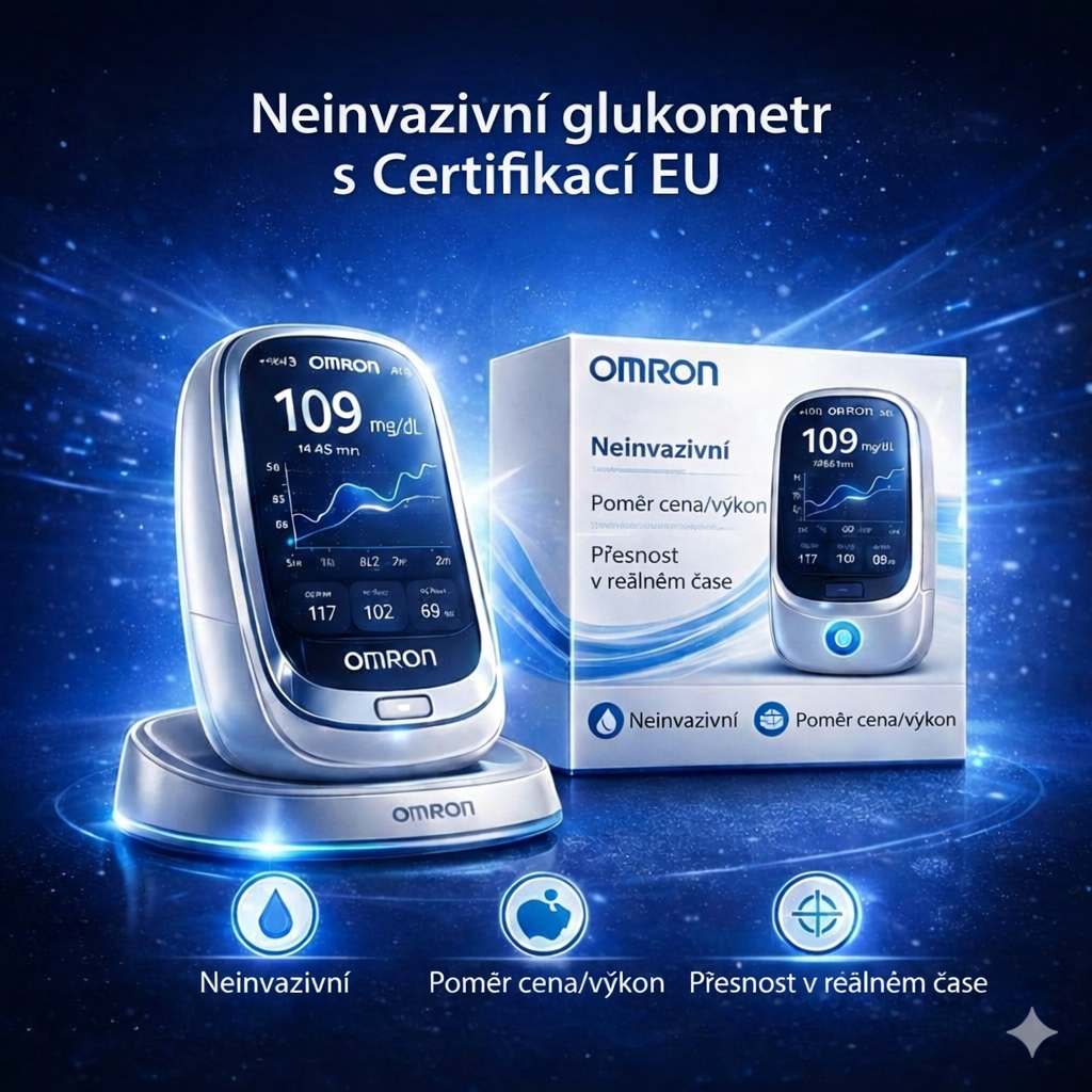 🔥Nejnovější technologie infračerveného glukometru Omron™ z roku 2026🔥