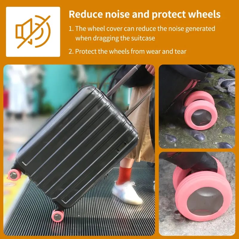 (🔥Early Christmas Sale- 49% OFF) 4pcs Luggage Compartment Wheel Protection Cover