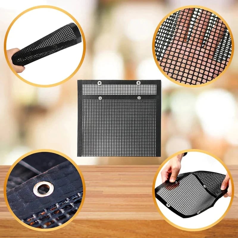 🔥BIGGEST SALE - 49% OFF🔥🔥Reusable Non-Stick BBQ Mesh Grilling Bags🌙