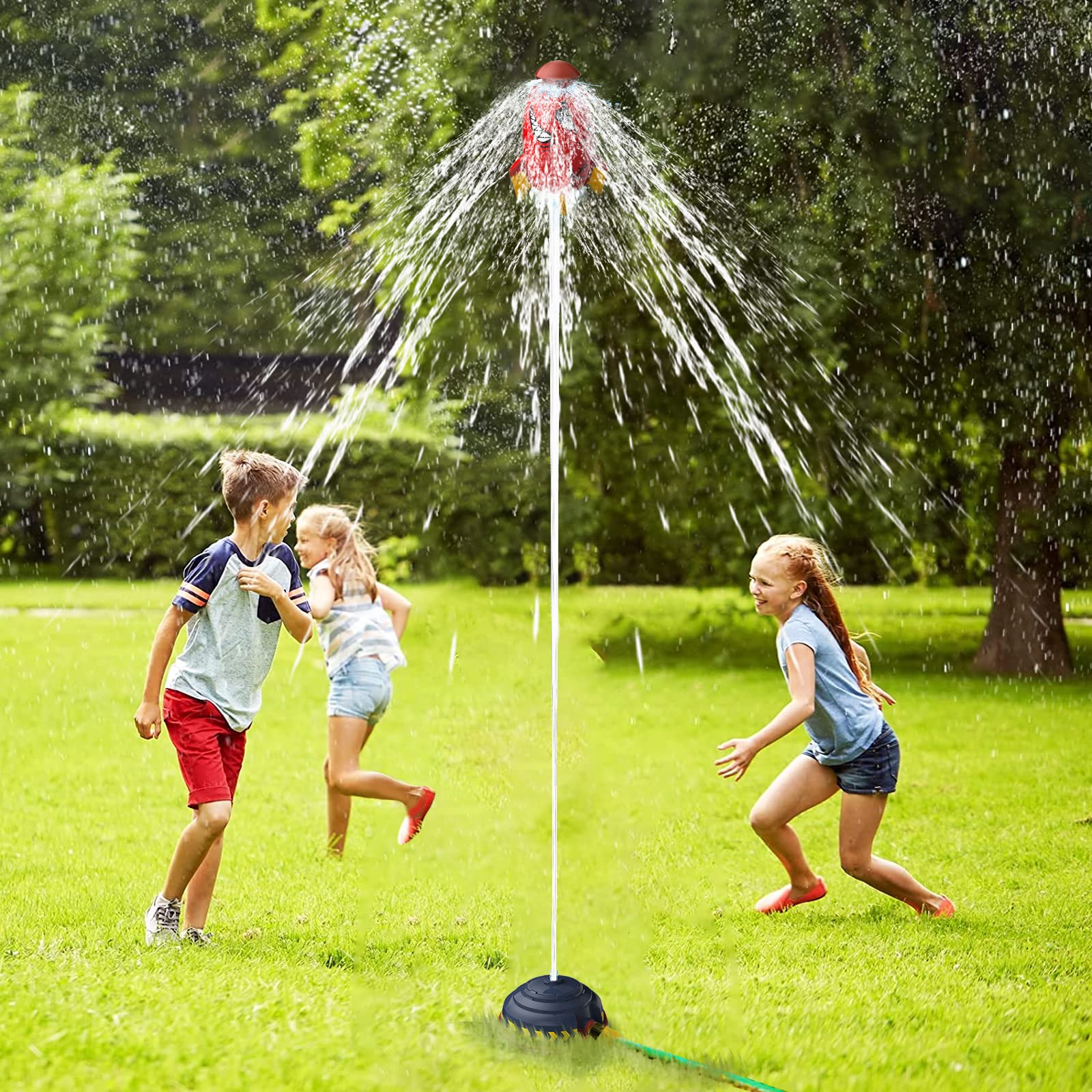 🔥Last Day 49% OFF - 2024 Summer Toy Outdoor Yard Rocket Sprinkler