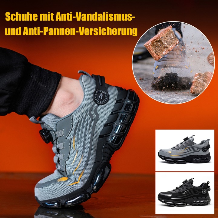 Wearscomfy Men's Smash and Stab Resistant Work Safety Shoes - Buy 2 Free Shipping
