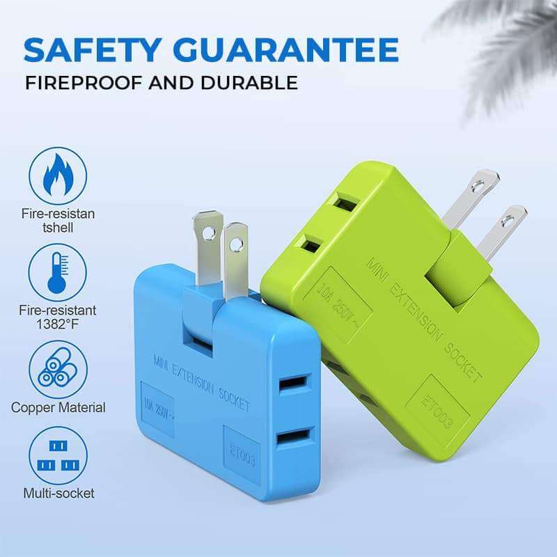 🔥HOT SALE🔥Rotatable Socket Converter One In Three 180 Degree Extension Plug