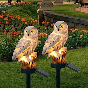 Owl Solar Garden Light