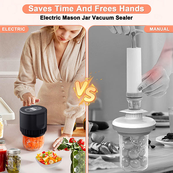 🔥Early Christmas Promotion🔥Electric Vacuum Sealer For Mason Jars