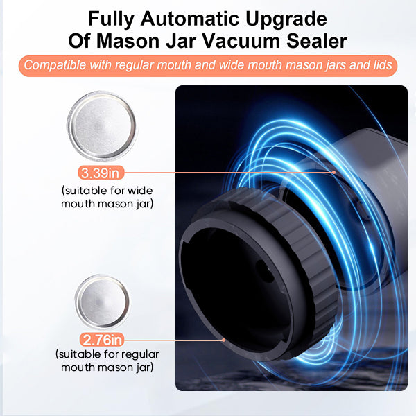 🔥Early Christmas Promotion🔥Electric Vacuum Sealer For Mason Jars