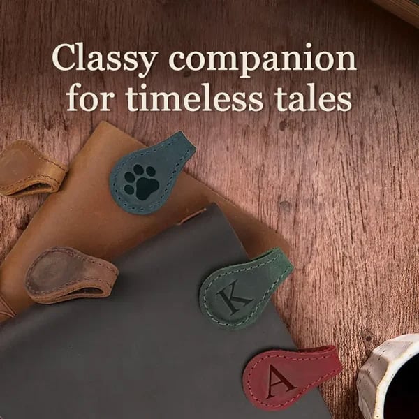Last Day Sale 49%🔥TimelessMark - Magnetic Leather Bookmark