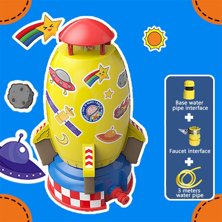 🔥Last Day 49% OFF - 2024 Summer Toy Outdoor Yard Rocket Sprinkler