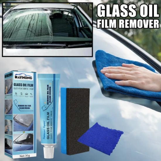 ✨Car Glass Oil Film Cleaner🚗