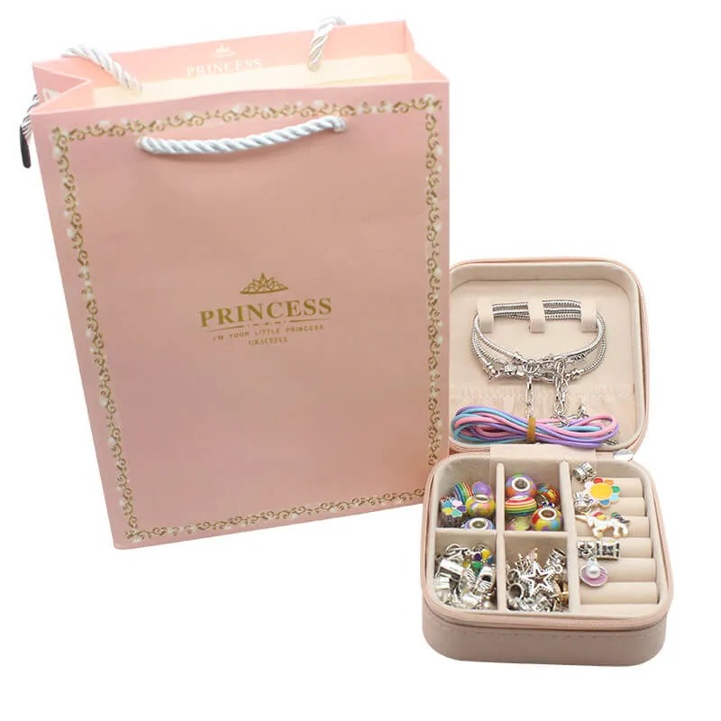 🎄Christmas Hot Sale🤩Charm Bracelet Jewerly Making Kit - The Best Gift For Children