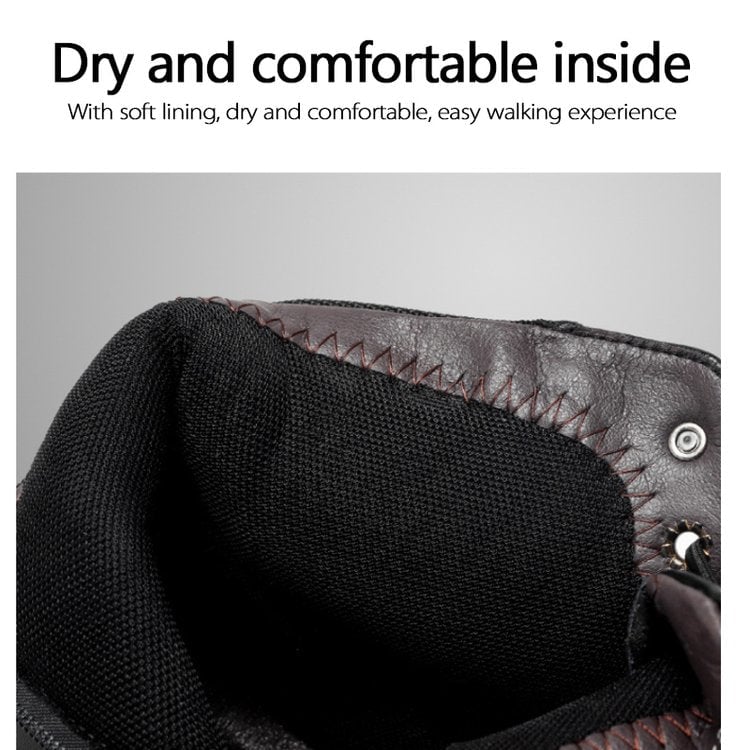 Men's Black Casual Versatile Genuine Leather Ankle Boots(🎁BUY 2 EXTRA SAVE 15% OFF )