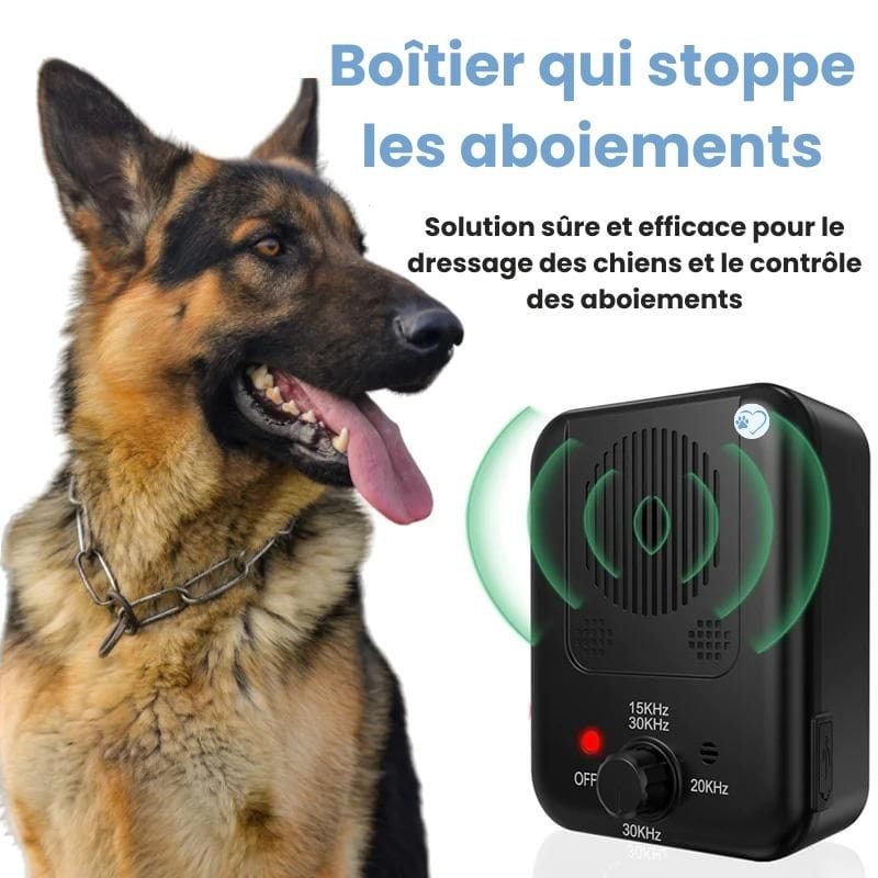 Dispositif anti-aboiement pour chien