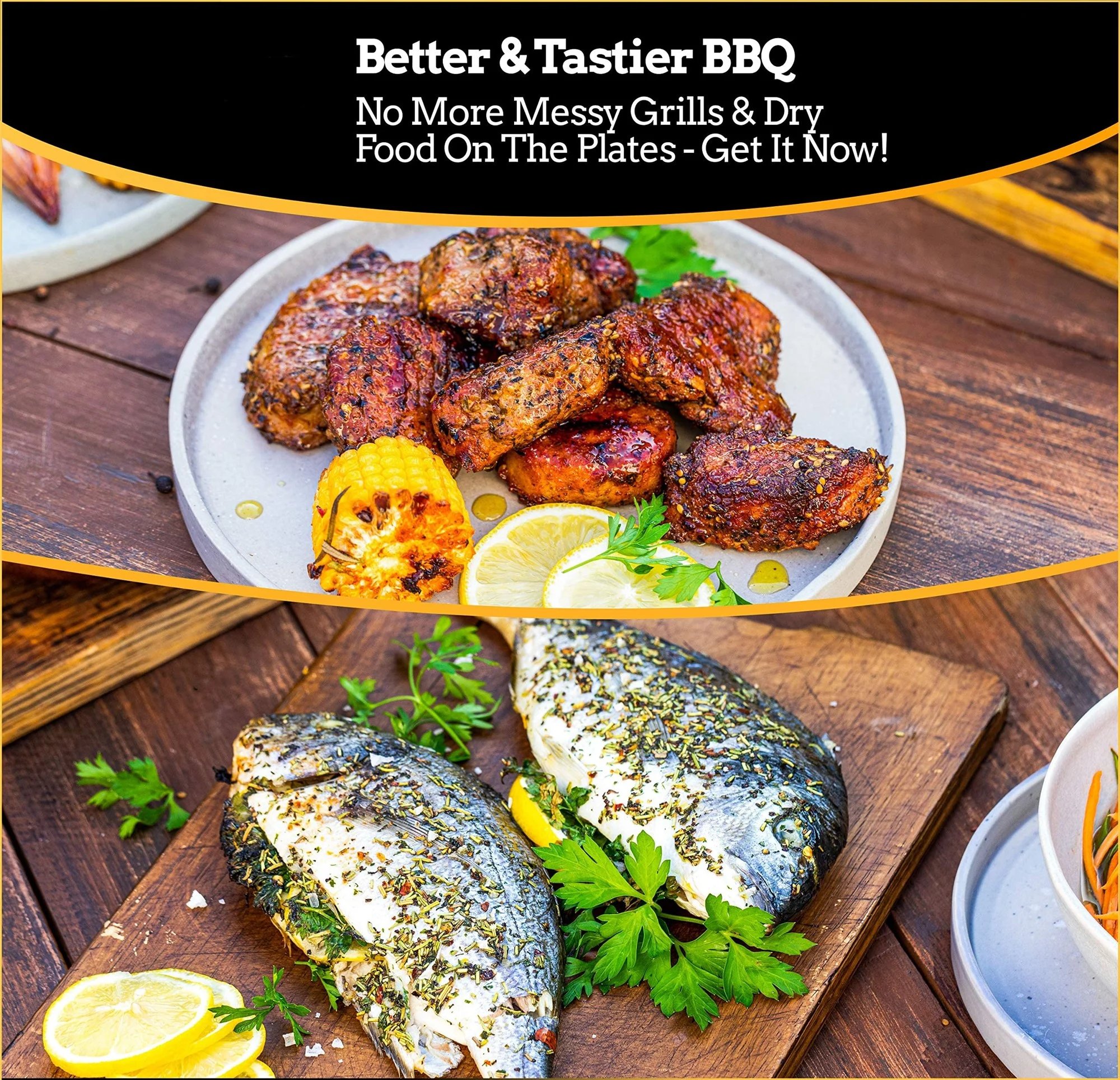 Last Day Promotion SAVE 49% OFF🔥Reusable Non-Stick BBQ Mesh Grilling Bags