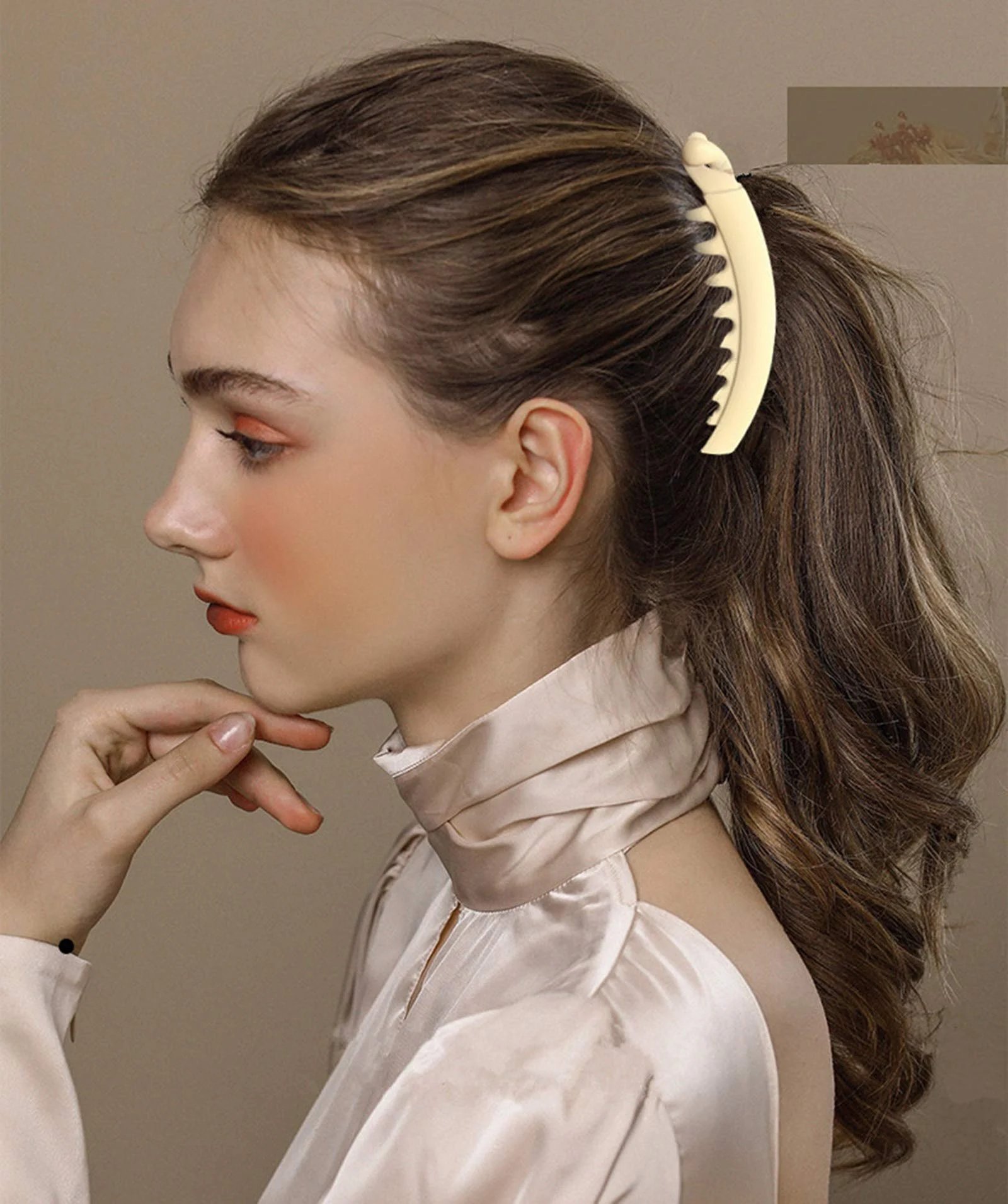 💝💝BUY 1 GET 1 FREE-Large Banana Hair Clips Non-slip Ponytail Holder Clip for Women and Girls