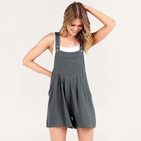 🔥Last Day 50% OFF🔥 Casual Adjustable Strap Loose Bib Rompers