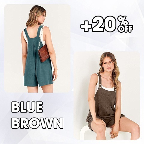 🔥Last Day 50% OFF🔥 Casual Adjustable Strap Loose Bib Rompers