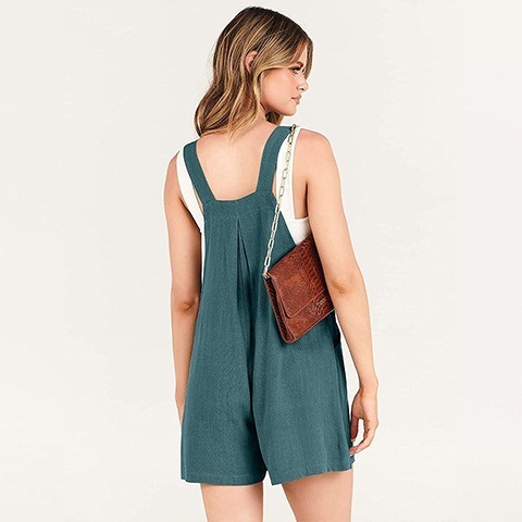 🔥Last Day 50% OFF🔥 Casual Adjustable Strap Loose Bib Rompers