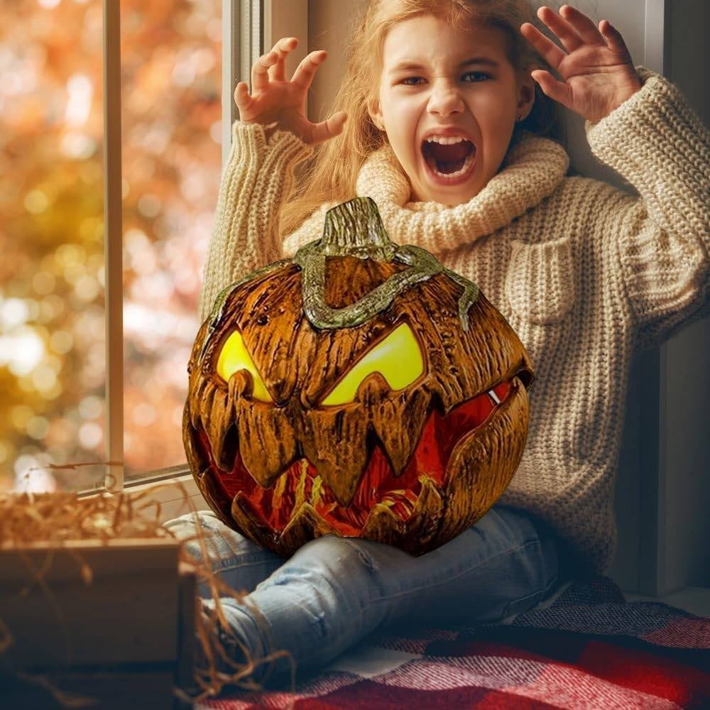 ☑️Halloween Scary Pumpkin With Lights - Free shipping