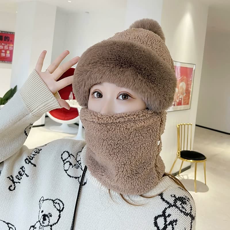 ❄Winter Promotion ❄Women's Cycling Windproof Scarf Hat