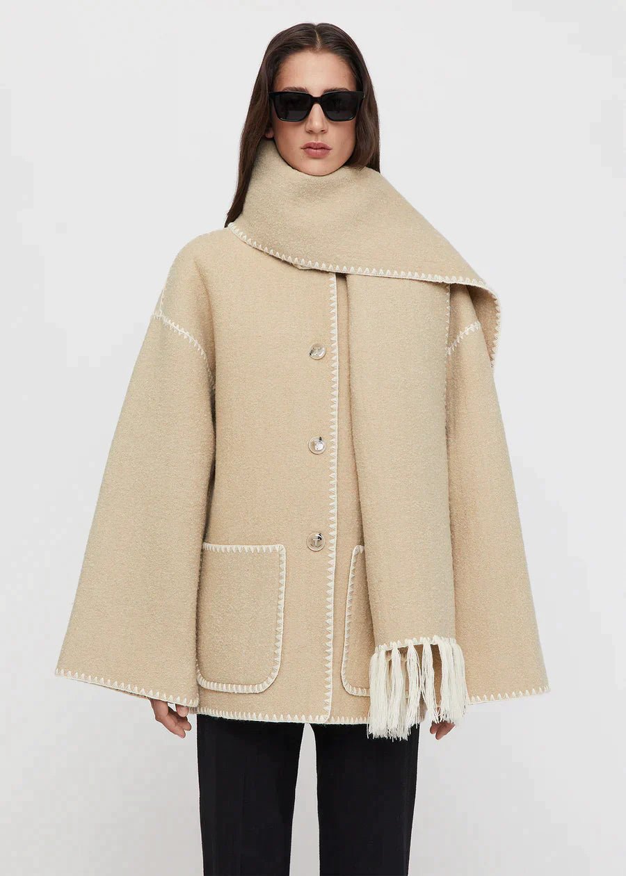 Serene Chica Scarf Coat | 49% OFF