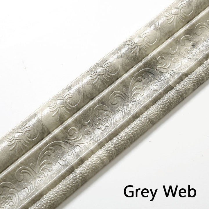 🎁2023-Christmas Hot Sale🎁Adhesive Environmental Protection 3D Wall Edging Strip (7.55 FEET/ROLL)