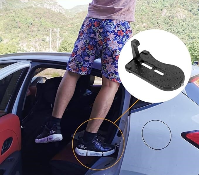 (🔥HOT SALE NOW 49% OFF) - Newly Upgraded Foldable Car Door Step Fits in All Kind of Vehicle