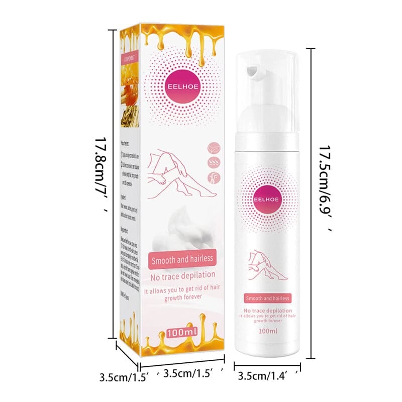 🔥Last Day SALE OFF 60%🔥 EELHOE Beeswax Hair Removal Mousse