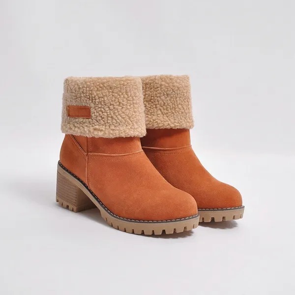 🔥🔥Christmas hot sale 50% off - Plawltd Seniors' Chunky Heel Winter Boots