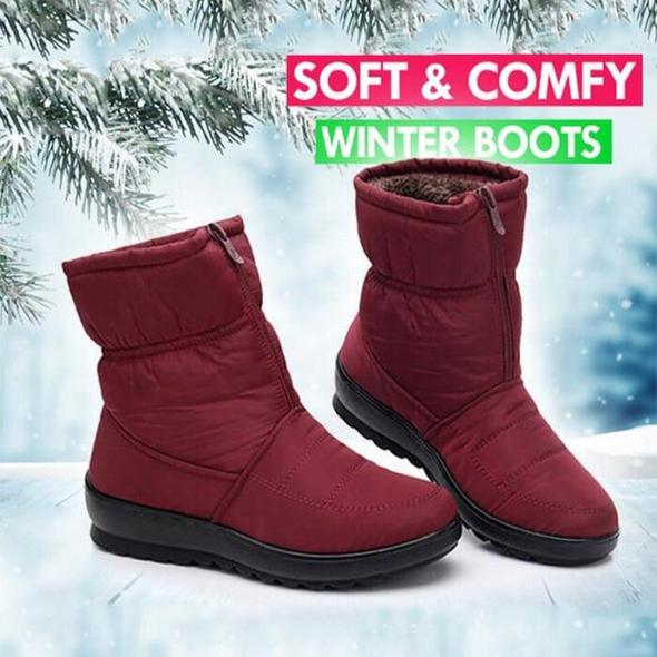 Christmas hot sale 50% off  Women's Waterproof Snow Boots