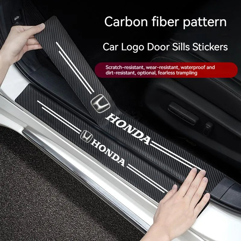 (🎄2023 CHRISTMAS SALE - 50% OFF🎁)Carbon Car Door Sills Stickers