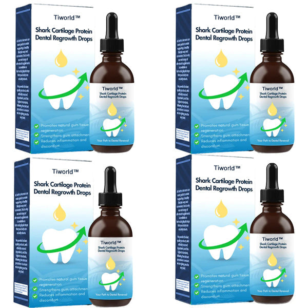 🔥Last Day Promotion 49% OFF--Shark Cartilage Protein Dental Regrowth Drops💖