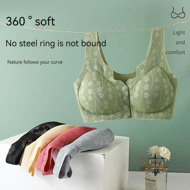 LAST DAY SALE 70% OFF - Comfortable & Convenient Front Button Bra