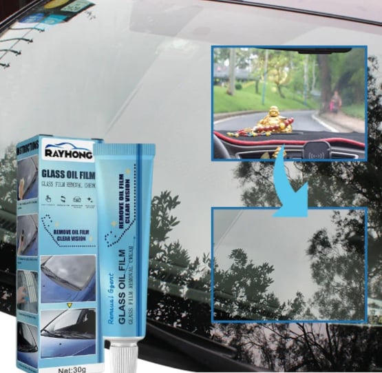 ✨Car Glass Oil Film Cleaner🚗