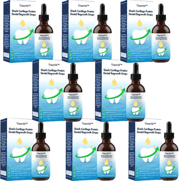 🔥Last Day Promotion 49% OFF--Shark Cartilage Protein Dental Regrowth Drops💖