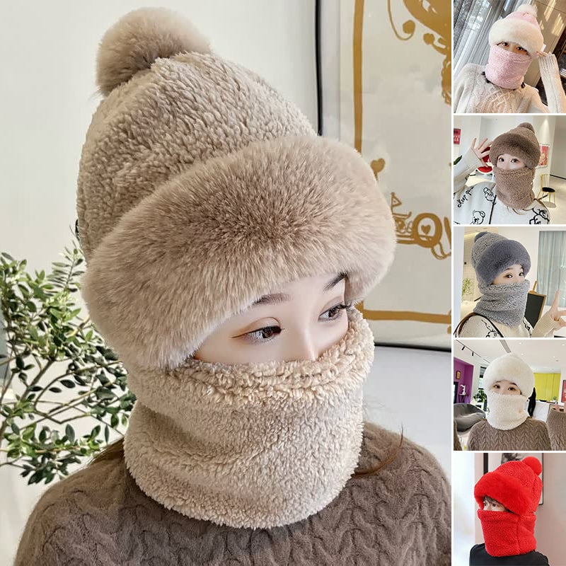 ❄Winter Promotion ❄Women's Cycling Windproof Scarf Hat