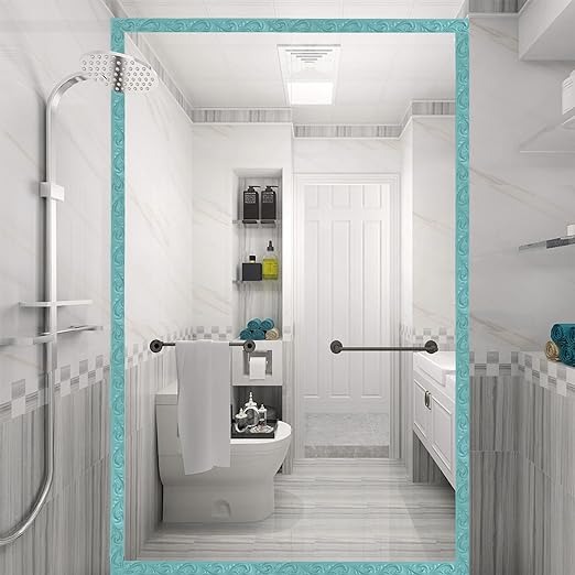 Flexible Molding Trim 3D Wall Edging Strip Self Adhesive, Peel and Stick Wall Trim for Door Mirror Frame Cabinet Photo Frame Home Decor