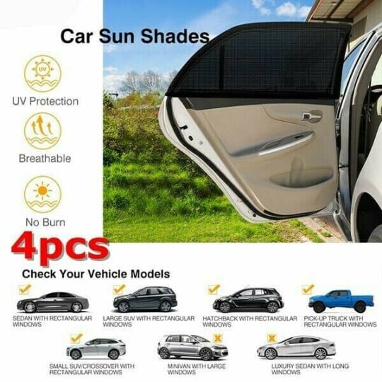 🔥Universal Car Window Shades - Protect and Cool Your Vehicle