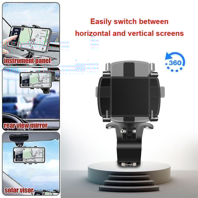 2024 True Upgraded🔥360°Multifunctional Car Dashboard Mobile Phone Holder