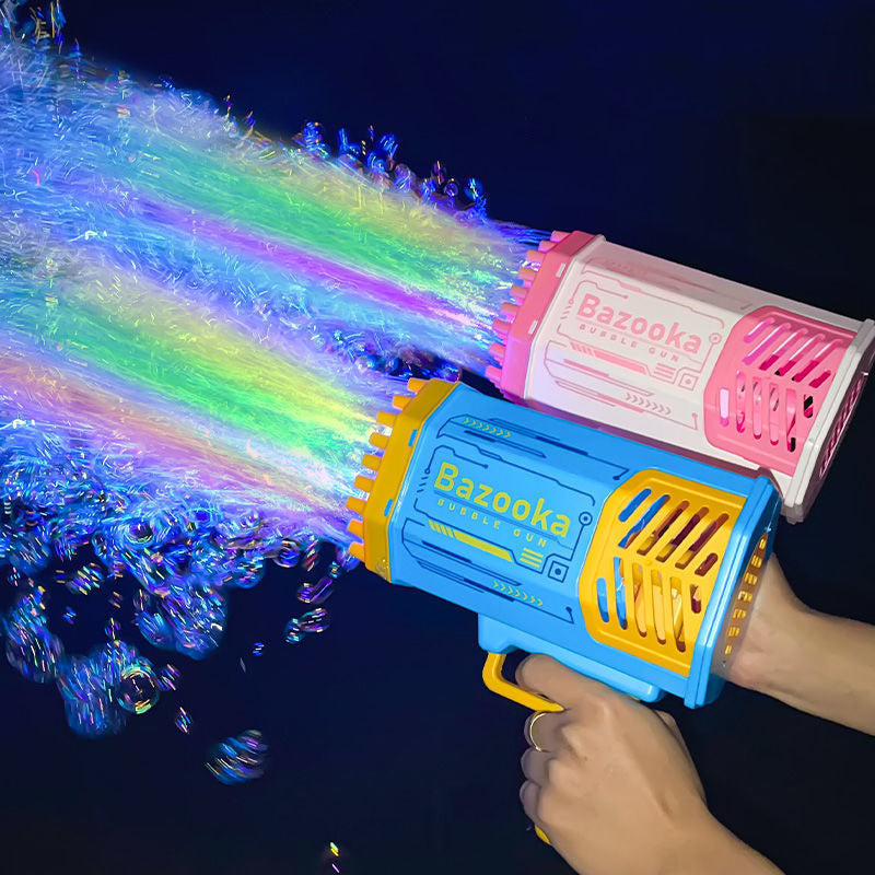 ✨Children's Day Sale🎁-40-Hole Bubble Gun With Colorful Led Lights🔥