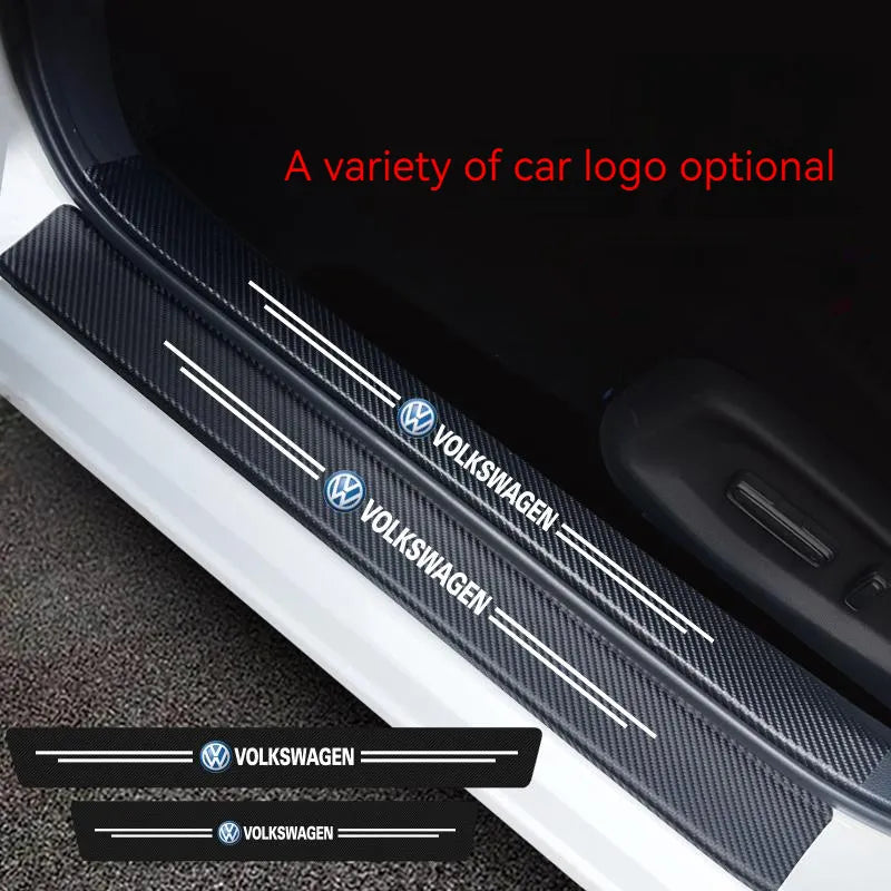 (🎄2023 CHRISTMAS SALE - 50% OFF🎁)Carbon Car Door Sills Stickers