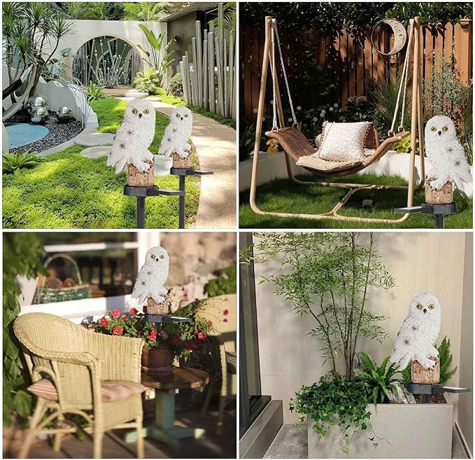 Owl Solar Garden Light
