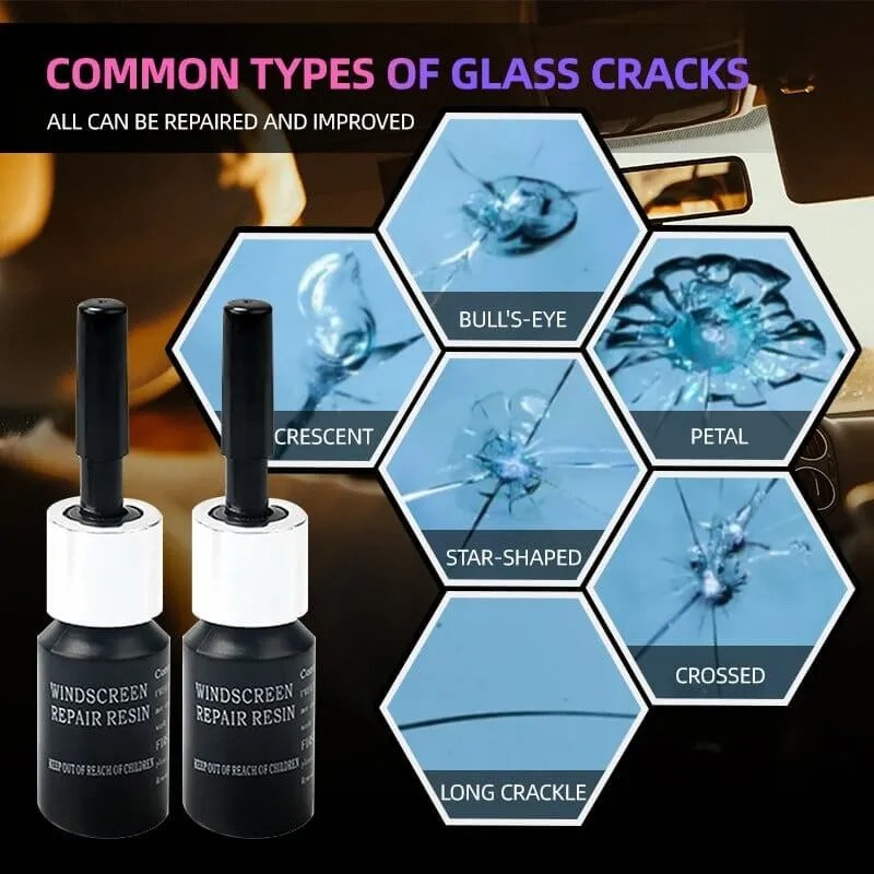 Cracks’Gone Glass Repair Kit (New Formula)
