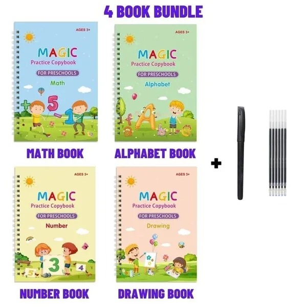 MAGIC PRACTICE COPYBOOK FOR KIDS