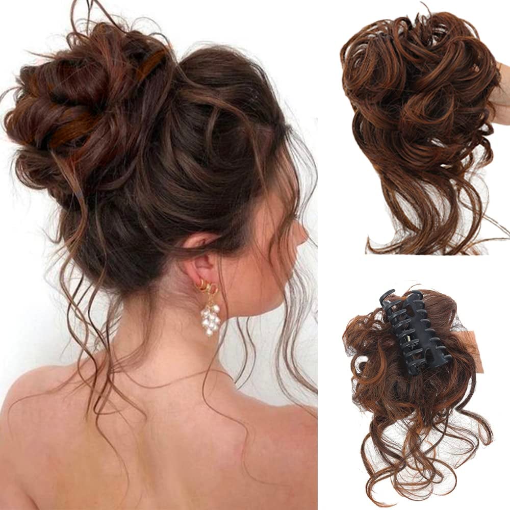 🌈Hot Sale 49% OFF - Curly Bun Hair Piece -Buy 3 Free Shipping