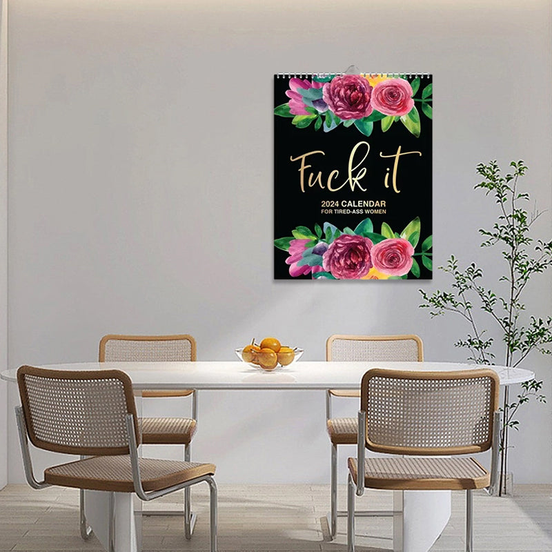 2024 NEW Calendar For Tired-ASS WOMEN