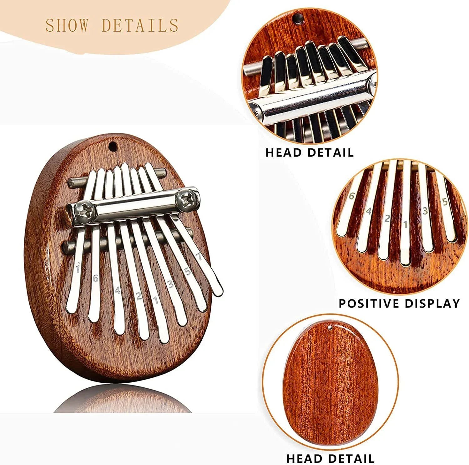 🎁 - Kalimba 8 Key exquisite Finger Thumb Piano💕