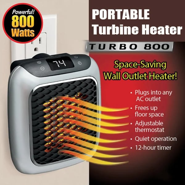 🔥Winter Hot Sale🔥Portable turbine heater review⚡️-Buy 2 Free Shipping👍