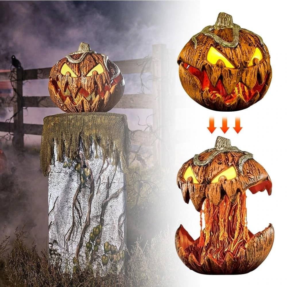 ☑️Halloween Scary Pumpkin With Lights - Free shipping