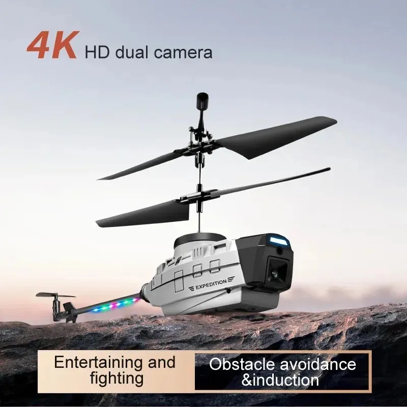 KY202 RC Helicopter Drone 4K Dual Camera Obstacle Avoidance Air