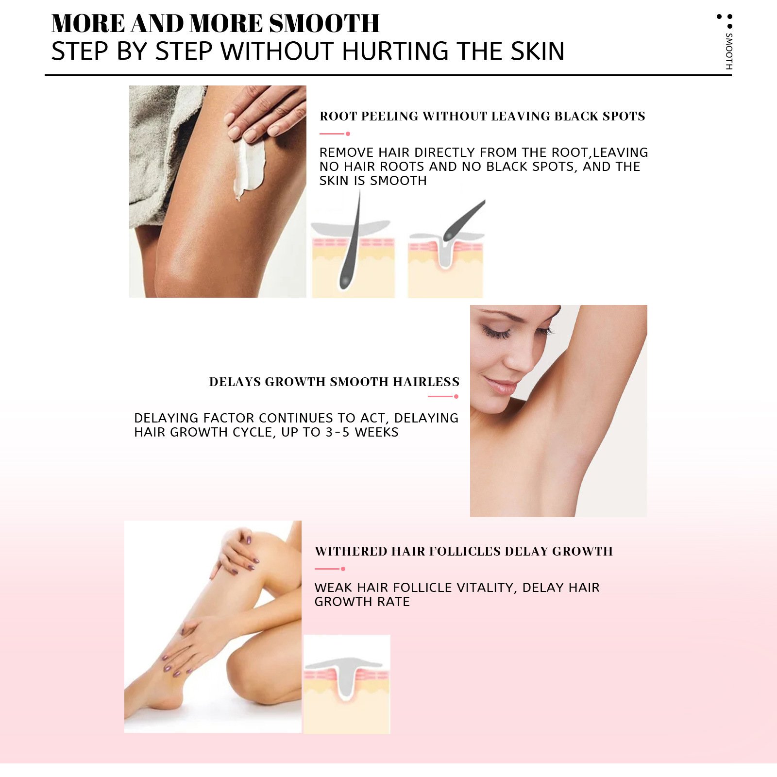 🔥Last Day SALE OFF 60%🔥 EELHOE Beeswax Hair Removal Mousse